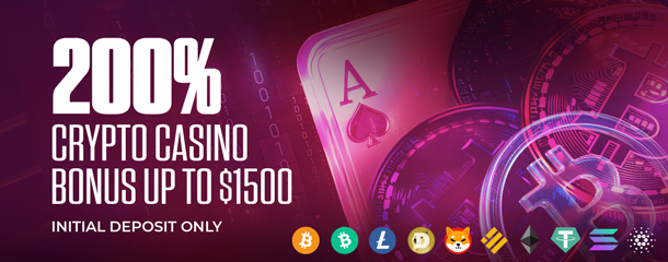 200% CRYPTO CASINO SIGN-UP BONUS