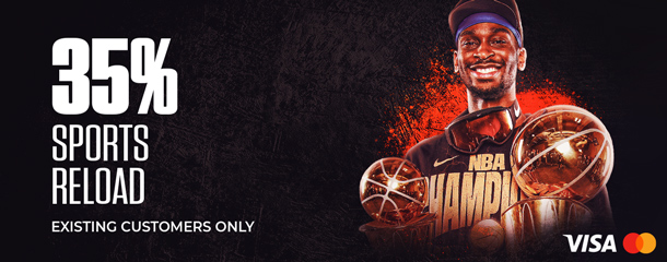 35 percent tiered sports reload bonus