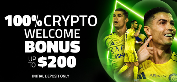 100% Crypto Welcome Bonus up to $200 (10x playthrough)