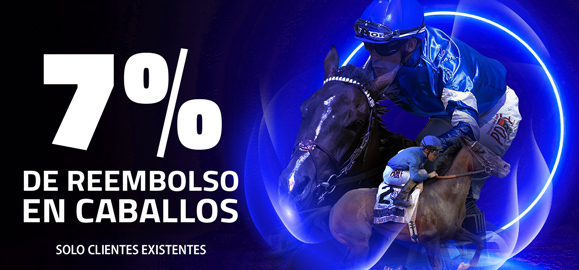 Reembolso del 7% para caballos