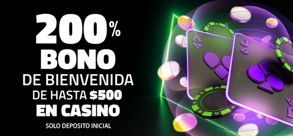 Bono de Casino de hasta 500$ por el primer depósito